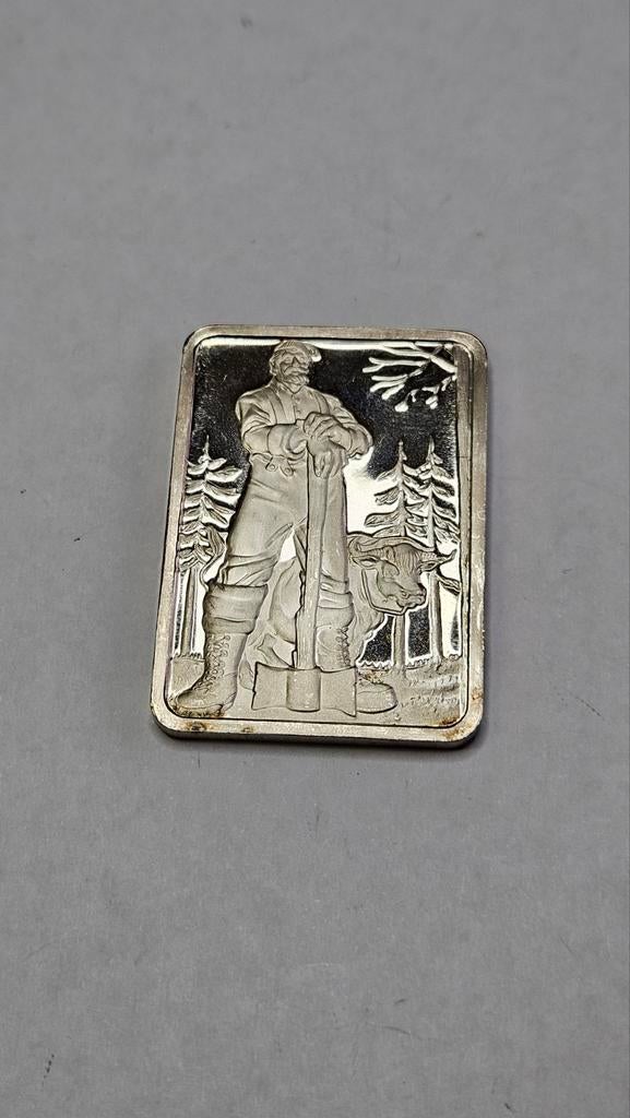 1 ounce baartje usa, Ophalen of Verzenden, Zilver