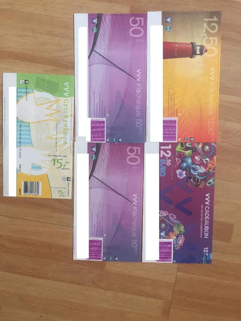 Cadeau bonnen, VVV bon geldig voor kado of verzamelaar, Tickets en Kaartjes, Kortingen en Cadeaubonnen, Eén persoon, Cadeaubon