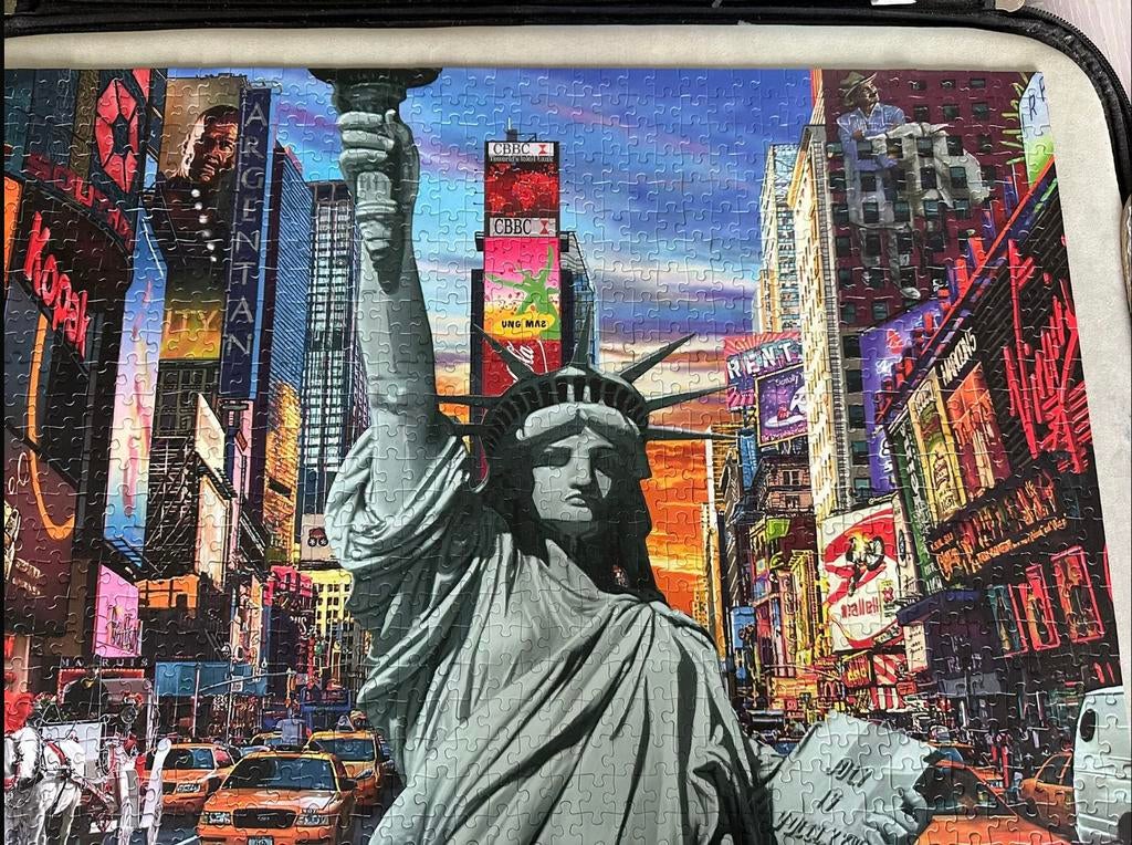 New york puzzel van Jumbo, Ophalen, 500 t/m 1500 stukjes, Zo goed als nieuw, Legpuzzel