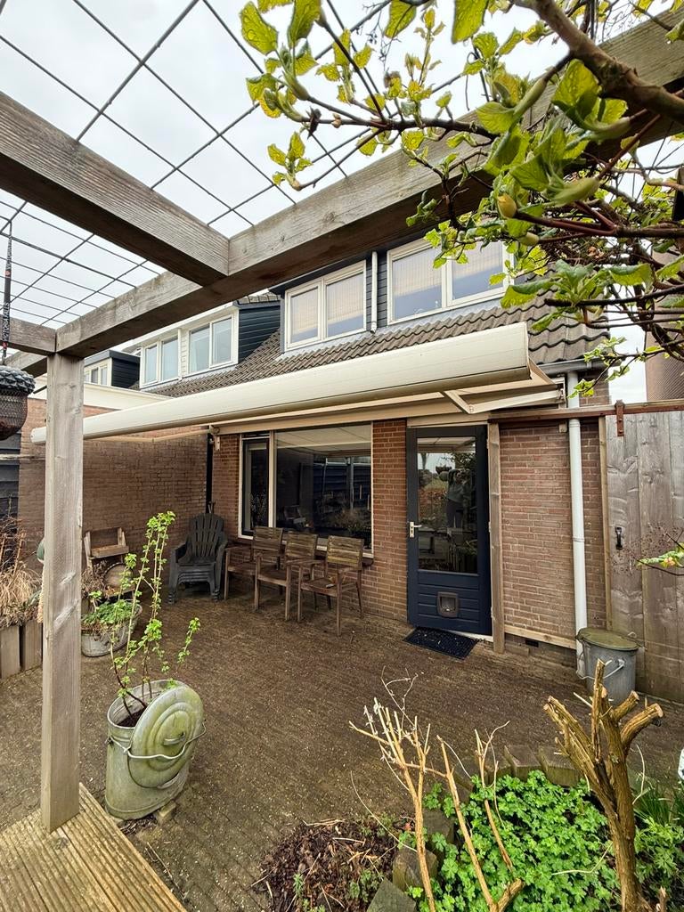 Zonnescherm 510 250 electrisch, Tuin en Terras, Ophalen, Zo goed als nieuw
