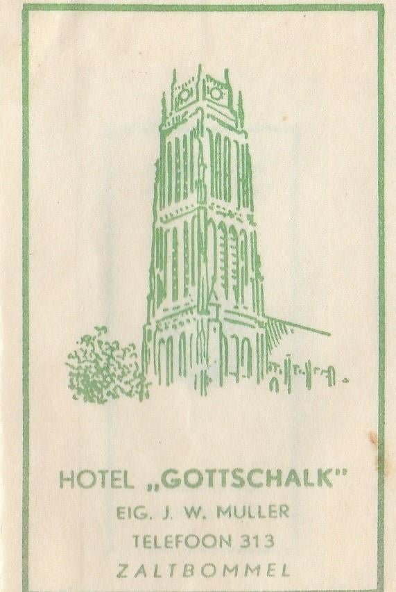 Sint Maartenskerk Gottschalk Zaltbommel - J Muller - tel 313, Ophalen of Verzenden