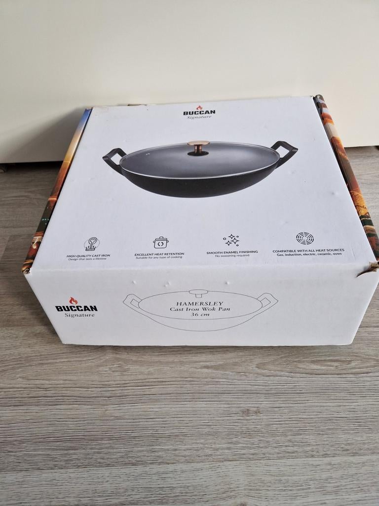 Buccan Hamersley wokpan 36cm weekend weg!!, Ophalen