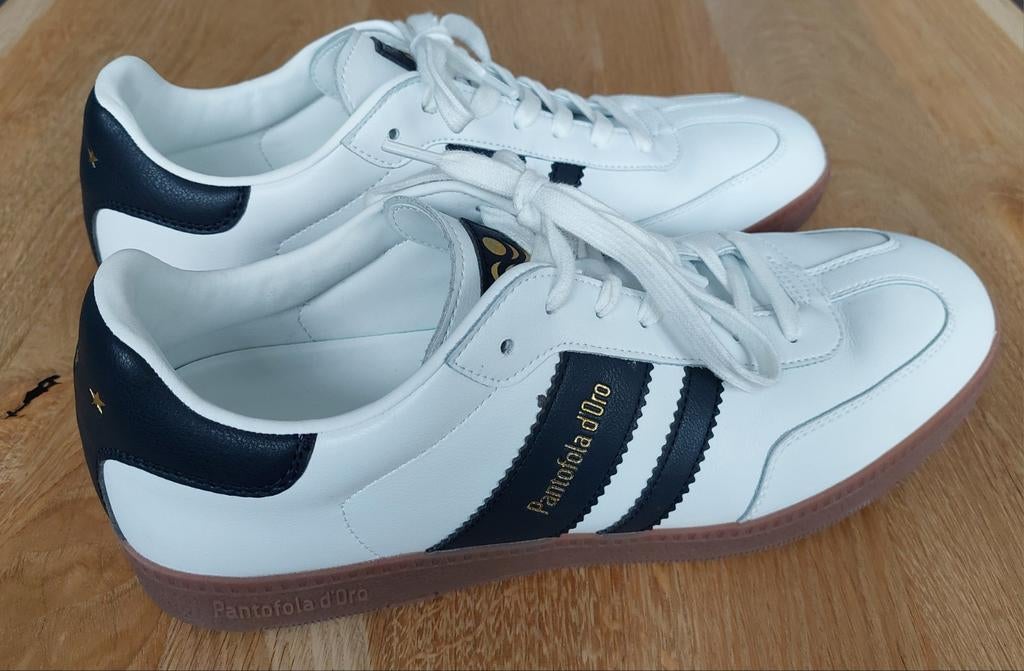 Witte Pantofola D'Oro sneakers maat 47, Ophalen of Verzenden, Zo goed als nieuw, Overige typen