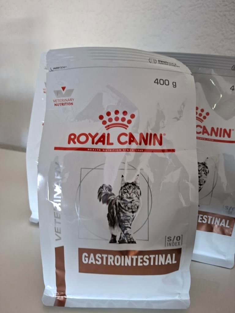 Te koop 5 zakjes Royal canin gastointestinal  400 gr, Dieren en Toebehoren, Dierenvoeding, Ophalen, Kat