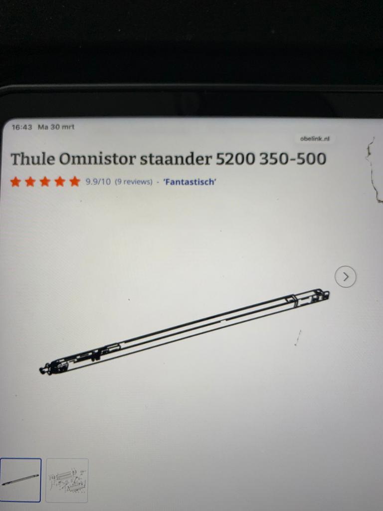 Thule omnistar drager, Ophalen, Zo goed als nieuw
