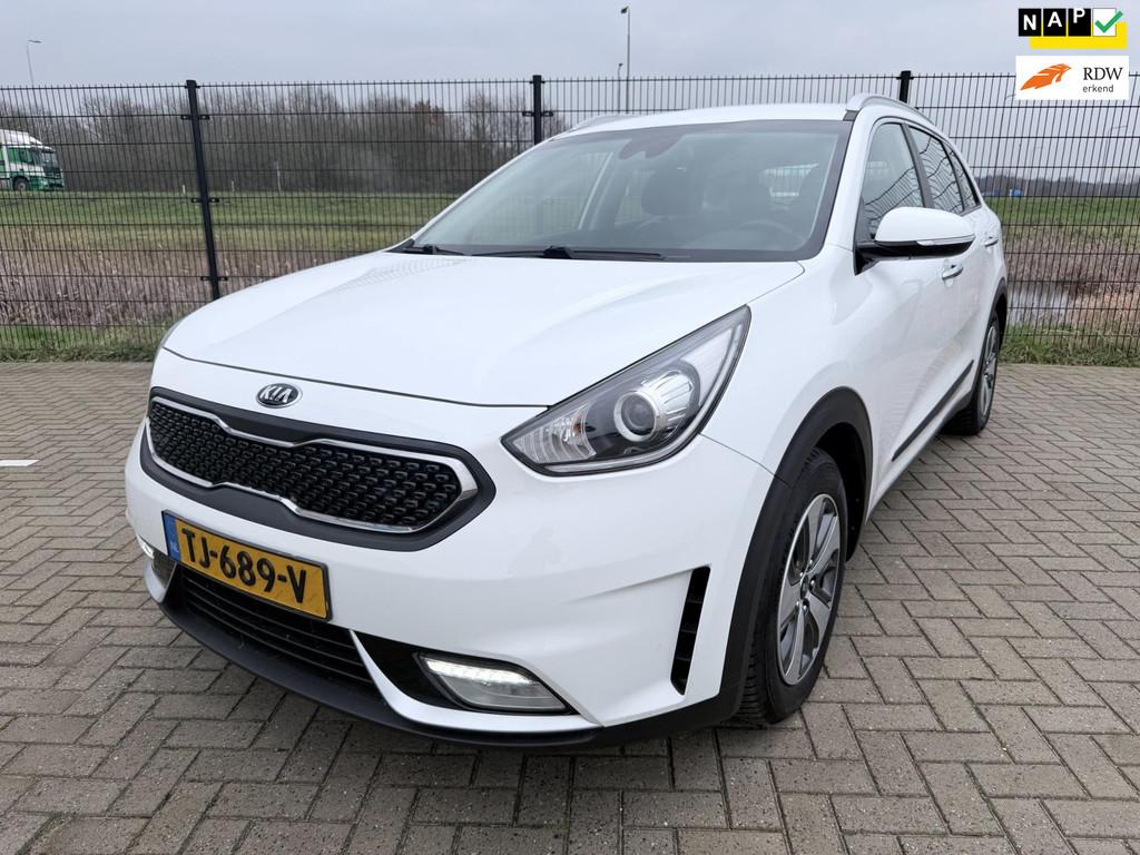 Kia Niro 1.6 GDi Hybrid DynamicLine | 1ste eigenaar |Camera, Gebruikt, Leder en Stof, Wit, Origineel Nederlands