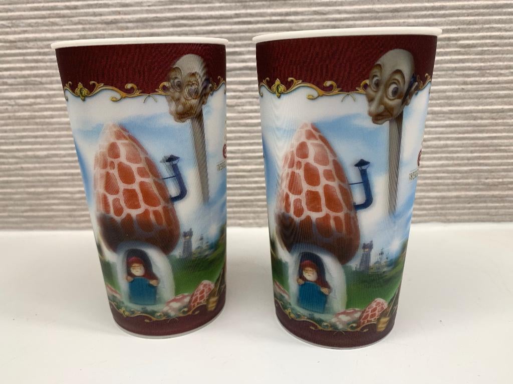 2 leuke Efteling bekers Efteling wereld vol wonderen, Verzamelen, Efteling, Ophalen of Verzenden, Zo goed als nieuw, Gebruiksvoorwerp