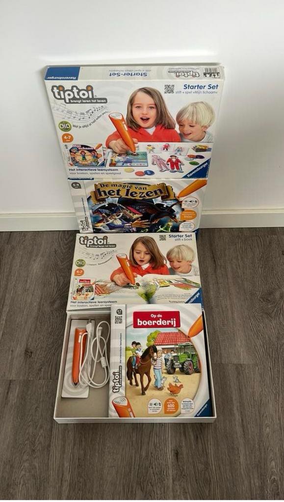 Tiptoi pen  boerderij boek  mijn lichaam lezen, Ophalen of Verzenden, Zo goed als nieuw