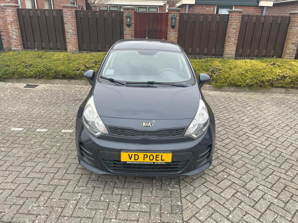Kia Rio 1.2 CVVT DynamicLine NAVI AIRCO CAMERA BLUETOOTH NAP, 1027 kg, Gebruikt, Zwart, 4 cilinders
