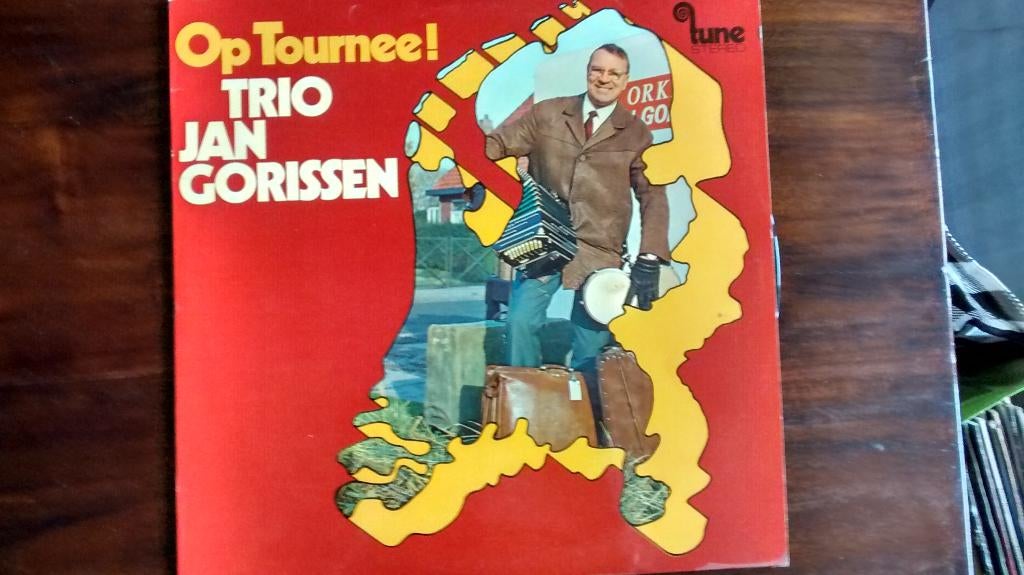 Accordeon LP - Trio Jan Gorissen - Op tournee !, Ophalen of Verzenden, Zo goed als nieuw, 12 inch