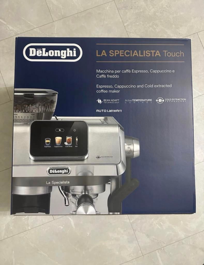 De'Longhi EC9455.M Touch Espresso Koffiemachine, Witgoed en Apparatuur, Koffiezetapparaten, Ophalen, Afneembaar waterreservoir