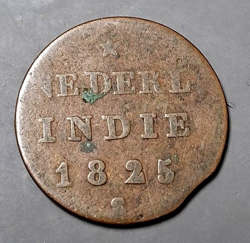Nederlands-Indië ½ Stuiver 1825S, Ophalen of Verzenden, Zuidoost-Azië, Losse munt