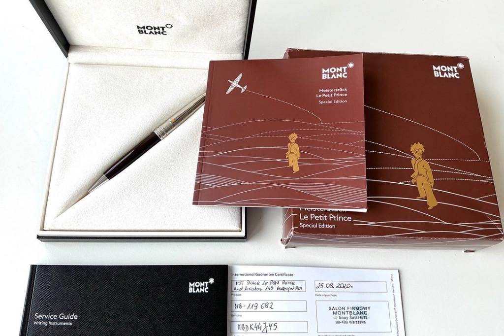 Montblanc  Doué Balpen Le Petit Prince & Aviator (Gelaserd), Verzamelen, Pennenverzamelingen, Ophalen of Verzenden, Gebruikt, Balpen