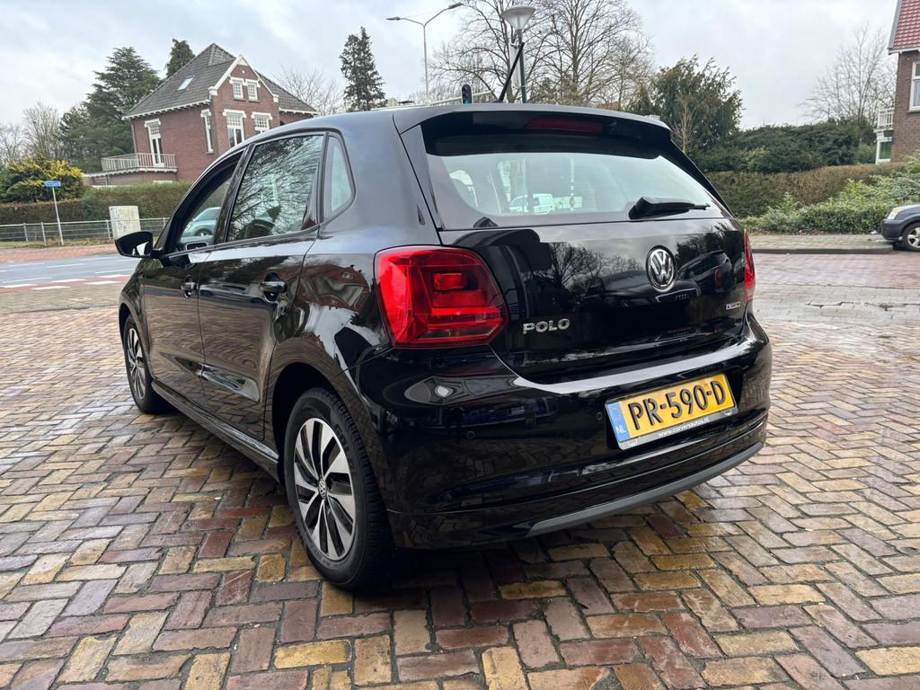 Volkswagen Polo 1.0 BlueMotion, Voorwielaandrijving, 95 pk, Zwart, Origineel Nederlands
