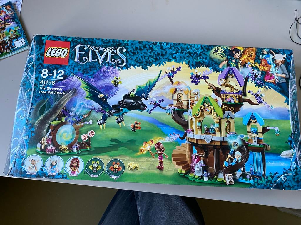 Lego Elves 41196 The Elvenstar Tree Bat Attack, Ophalen of Verzenden, Gebruikt, Complete set, Lego