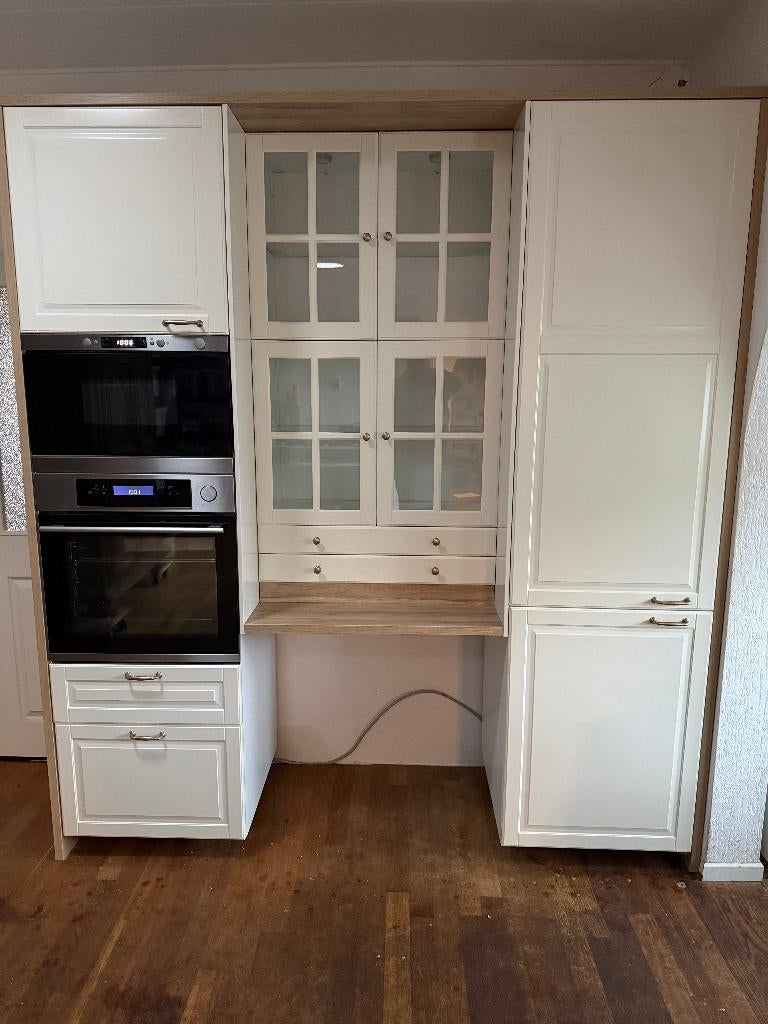 Compleet Ikea keukenblok METOD: koel-vries, oven & magnetron, Huis en Inrichting, Keuken | Complete keukens, Ophalen, Gebruikt