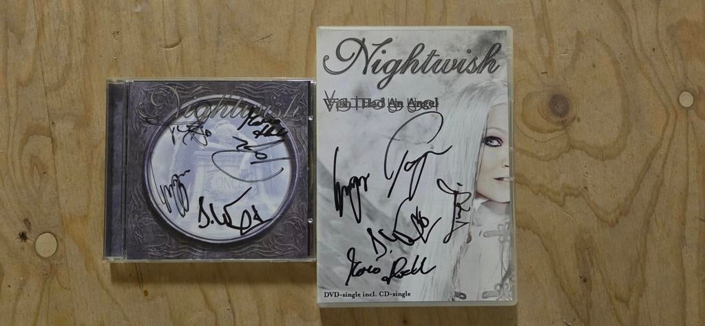 Gesigneerd Nightwish CD album en DVD, Ophalen of Verzenden, Zo goed als nieuw