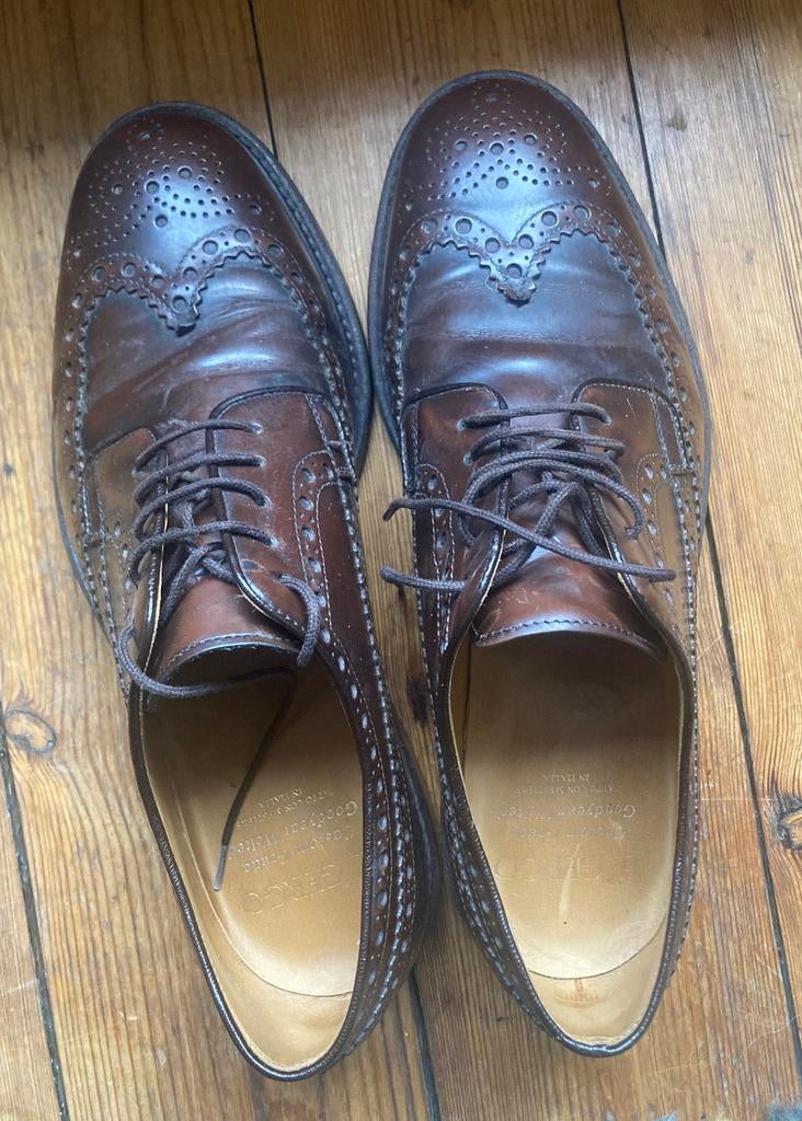 Italiaanse brogue veterschoen Il Gergo, Kleding | Heren, Schoenen, Bruin, Ophalen of Verzenden, Gedragen, Veterschoenen
