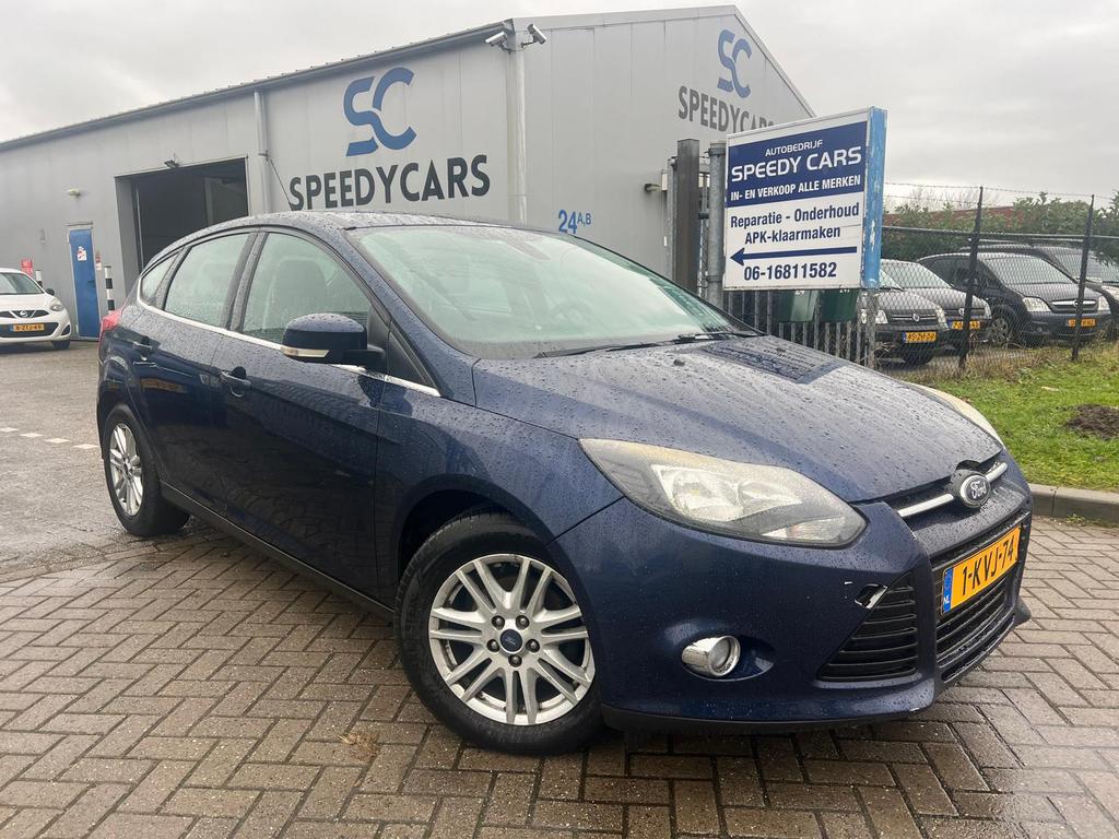 Ford Focus 1.0 Ecoboost 2013 5DRS Clima Cruise PDC, Zwart, Origineel Nederlands, Handgeschakeld, 3 cilinders