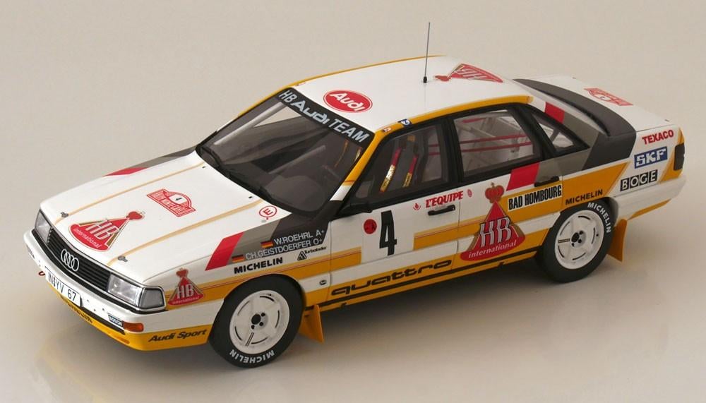 Ottomobile 1:18 Audi 200 quattro #4 3e Rally Monte Carlo, Ophalen of Verzenden, Nieuw, Auto, OttOMobile