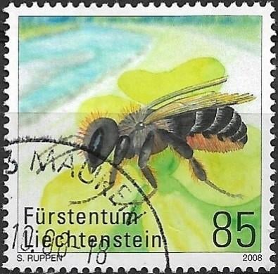 Liechtenstein 2008 mi.1482 insect uit BIJEN EN WESPEN nom 85, Verzenden, Overige landen, Gestempeld