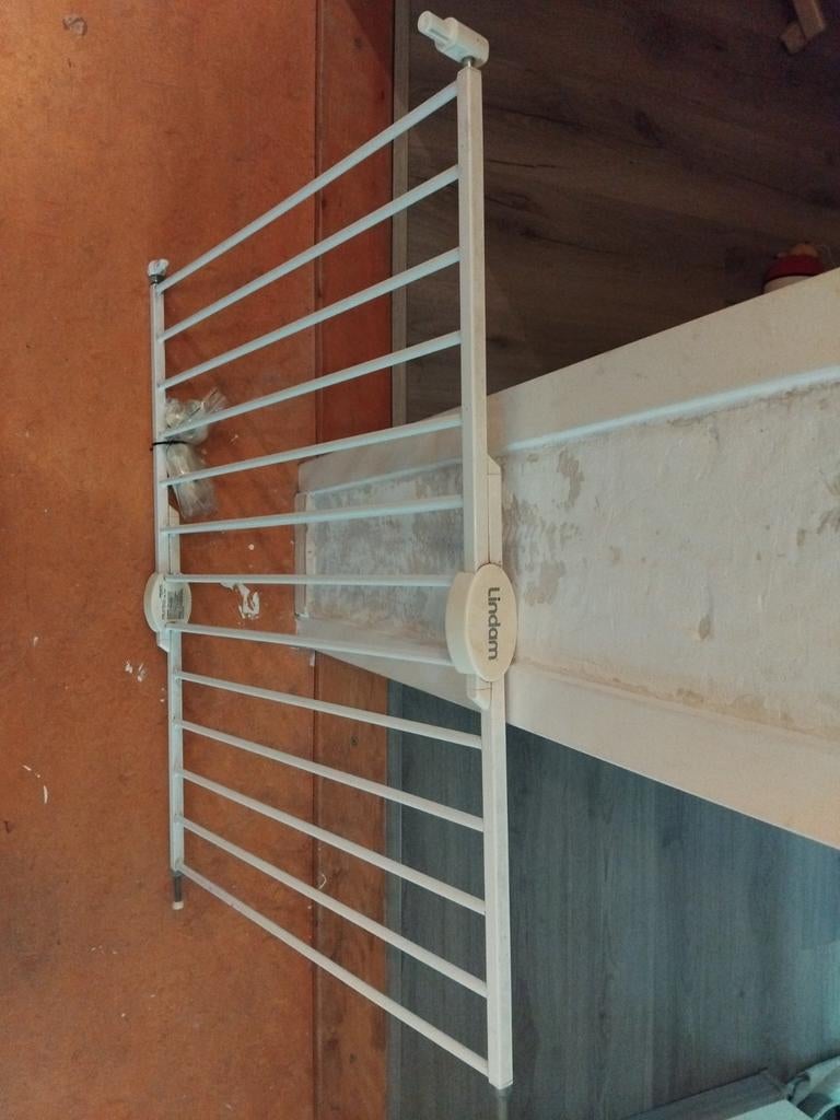 Traphekje Lindam MK0001-000, Kinderen en Baby's, Traphekjes, Ophalen, Gebruikt, 100 tot 115 cm, Metaal of IJzer