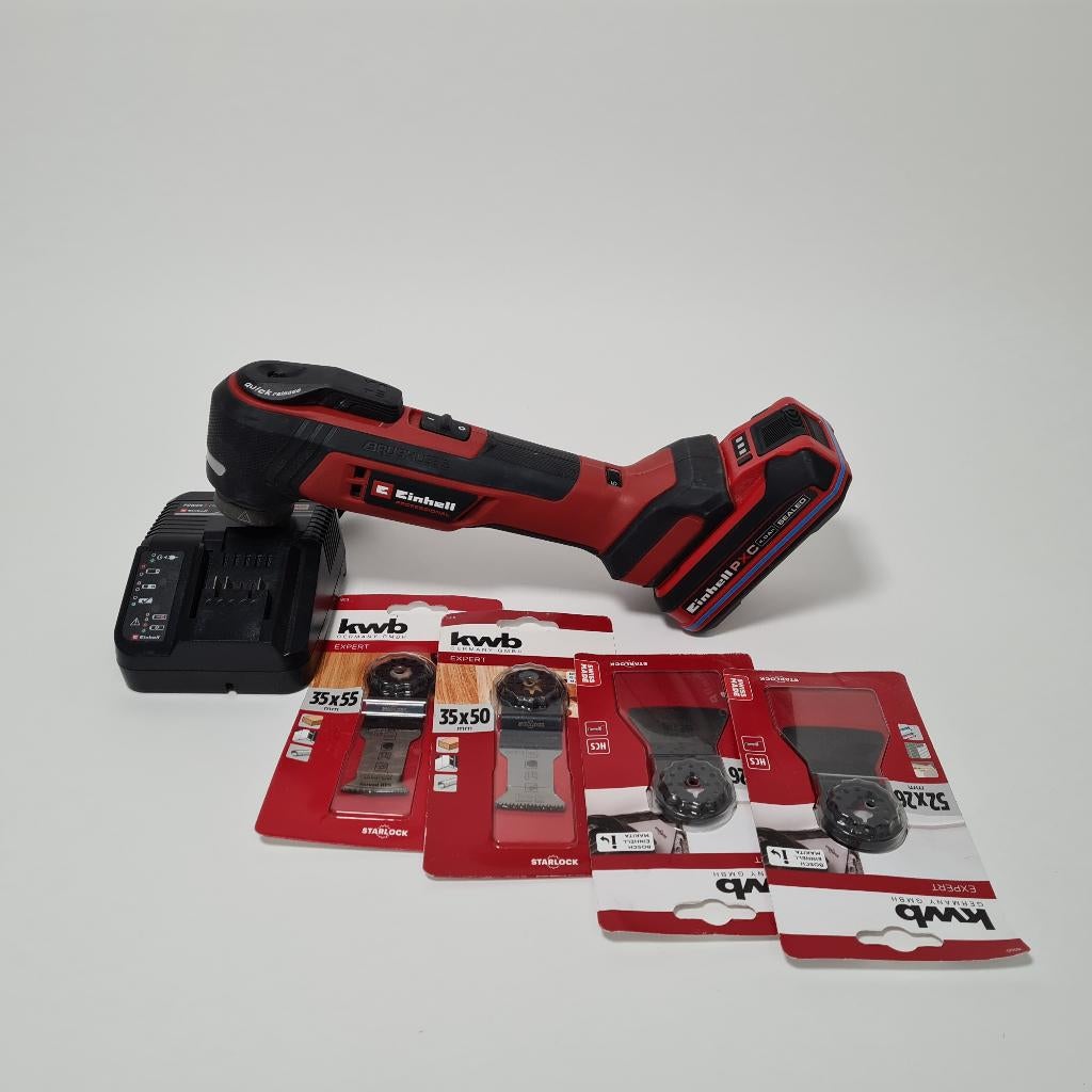 Einhell Multitool TP-MG 18 Li BL met Accu en Lader, Ophalen of Verzenden, Zo goed als nieuw