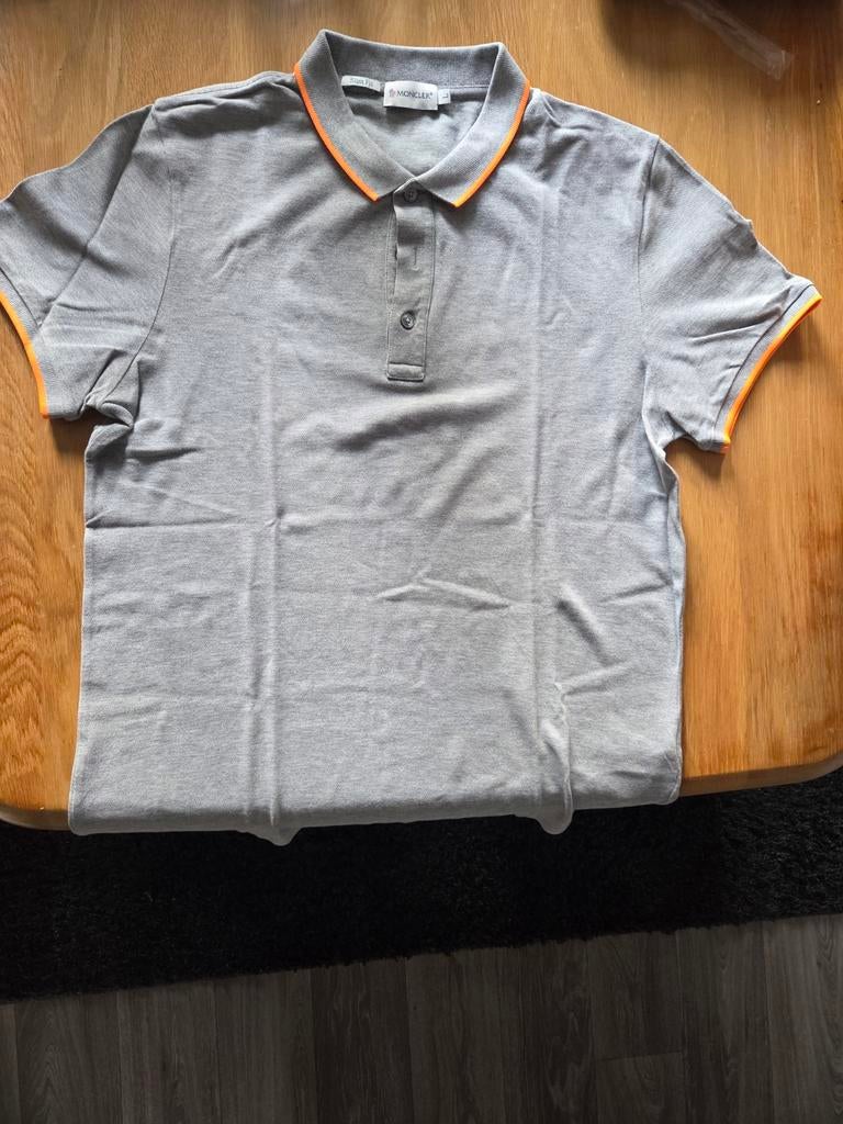Moncler Slim Fit Polo Maat L, Kleding | Heren, T-shirts, Maat 52/54 (L), Moncler, Ophalen of Verzenden, Zo goed als nieuw