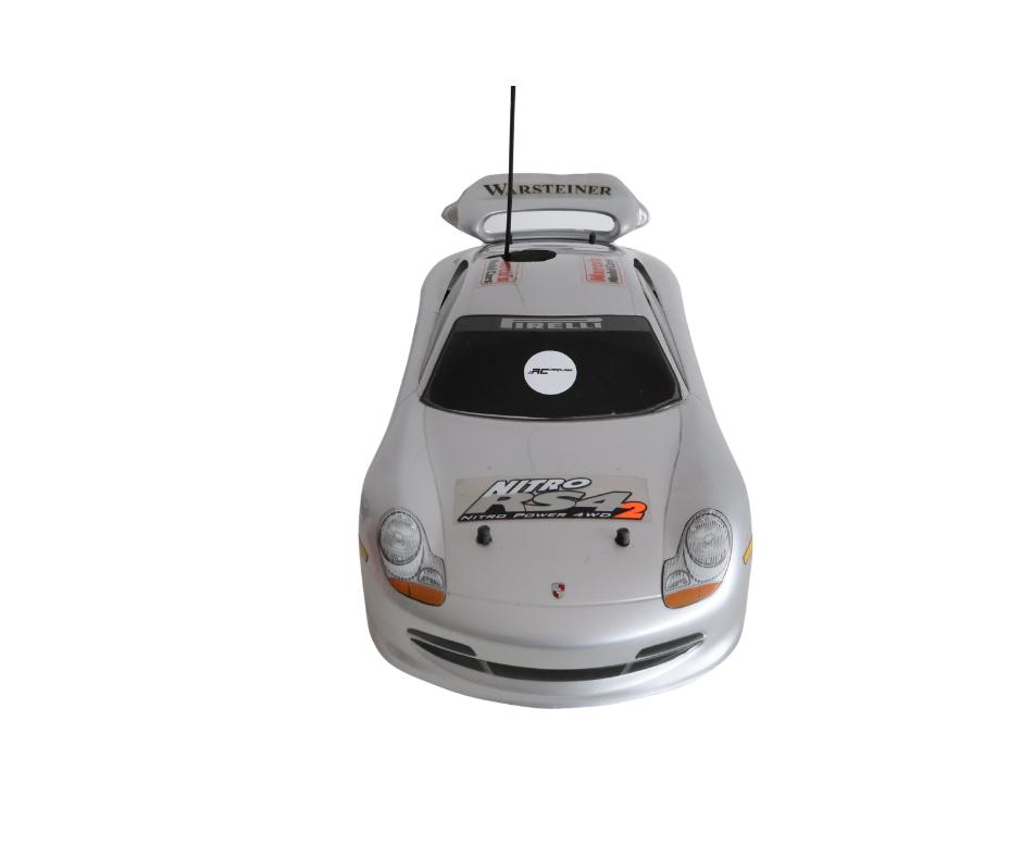 HPI RS4 2 Porsche 1/10 nitro rc auto, Gebruikt, Ophalen of Verzenden, Schaal 1:10, Auto onroad