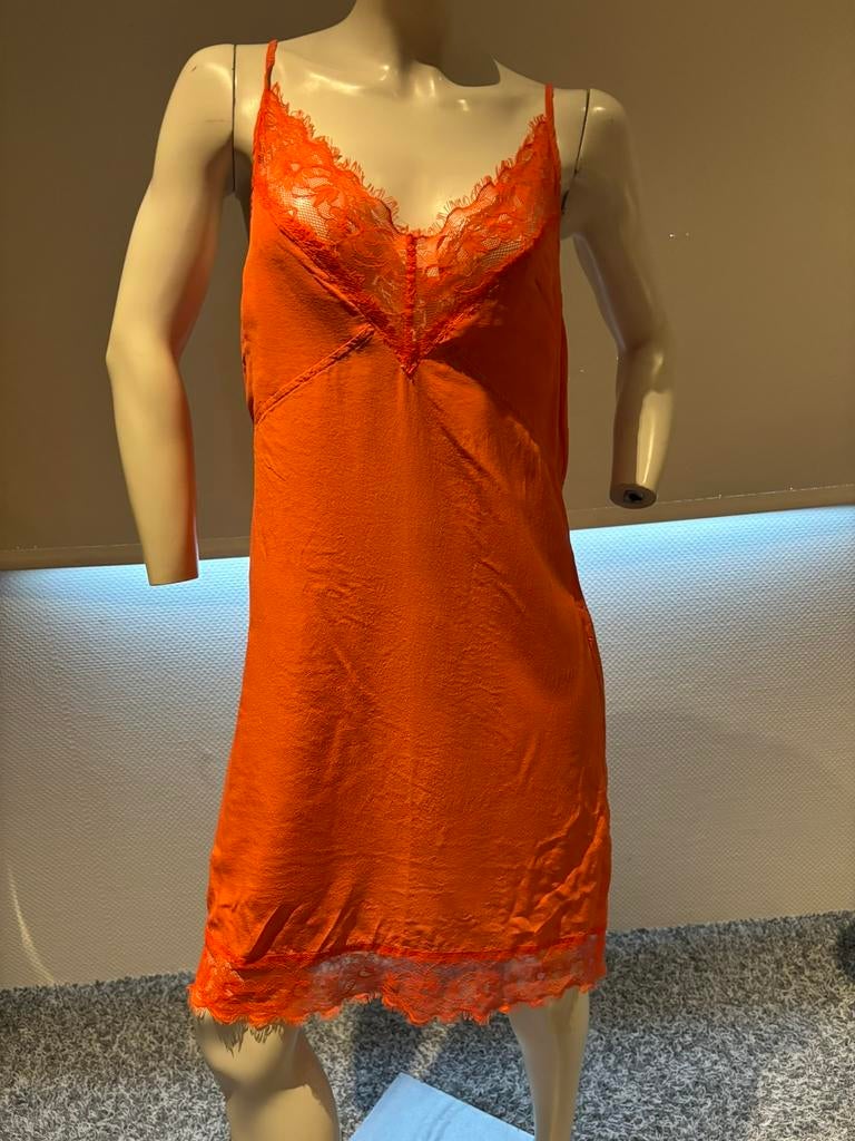 Pinko jurkje met kant maat it 44, Kleding | Dames, Maat 38/40 (M), ., Oranje, Ophalen of Verzenden