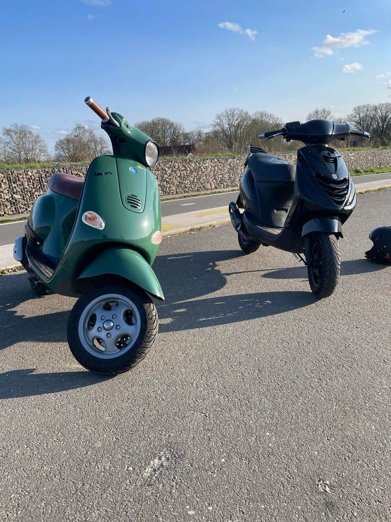 Vespa ET2 Scooter Bromkenteken - Groen, Ophalen, Gebruikt, Overige modellen, Maximaal 45 km/u