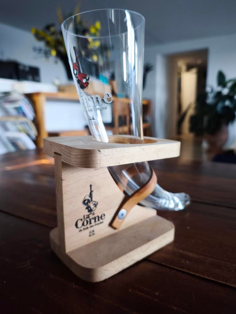Bierglas La Corne du Bois des Pendus, Ophalen, Nieuw, Bierglas