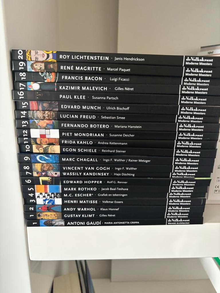 Volkskrant Moderne Meesters complete set, Boeken, Ophalen of Verzenden, Zo goed als nieuw, Overige onderwerpen