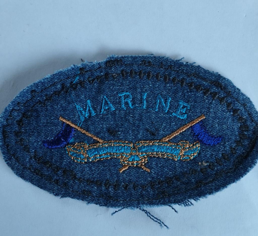 patch Marine, Ophalen of Verzenden, Marine, Nederland, Embleem of Badge