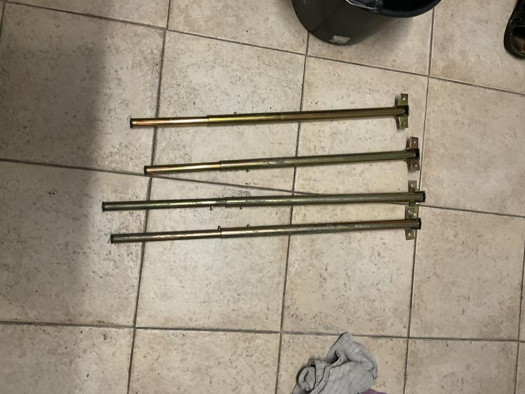 Te koop vier. Bedpootjes. Voor de. Jamet, Ophalen of Verzenden, Gebruikt