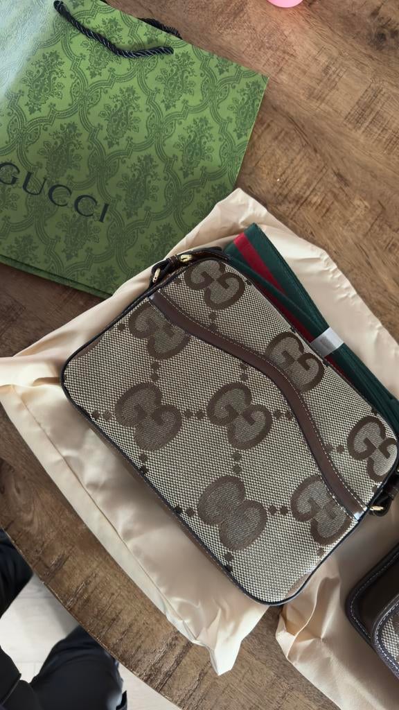 Gucci jumbo GG messengerbag, Sieraden, Tassen en Uiterlijk, Tassen | Schoudertassen, Ophalen of Verzenden, Zo goed als nieuw