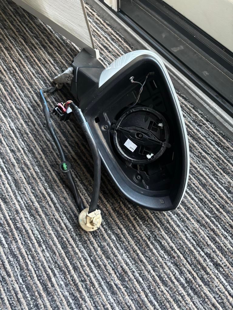 VW Golf VII Buitenspiegel Rechts Metallic Zilvergrijs LB9Z., Ophalen, Gebruikt, Volkswagen