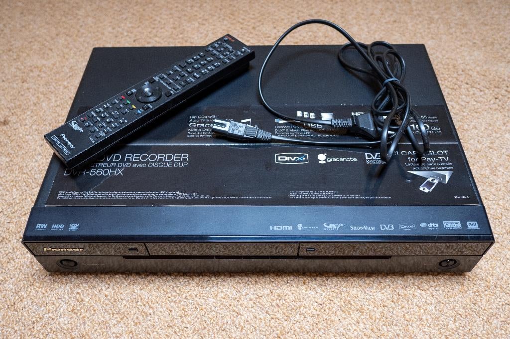Pioneer DVR 560HX DVD-recorder met harde schijf, Audio, Tv en Foto, Dvd-spelers, Ophalen, Gebruikt, Met harddisk, Dvd-recorder