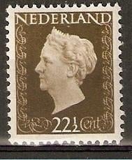 Nederland 482 zegel Koningin Wilhelmina., Verzenden, Postfris