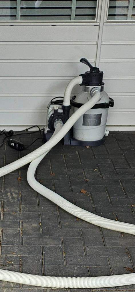 Intex Krystal Clear Zandfilterpomp SX1500 - 1 jaar gebruikt, Tuin en Terras, Ophalen, Gebruikt, Zwembadpomp