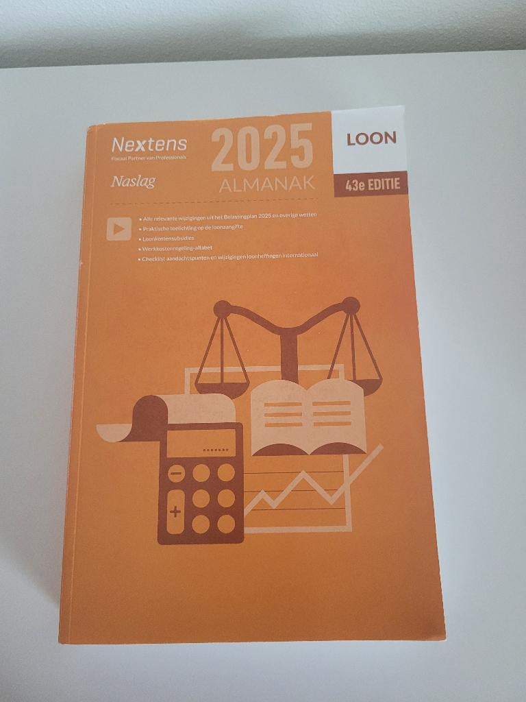 Nextens Loon Almanak 2025, Nextens, Zo goed als nieuw, Beta, HBO