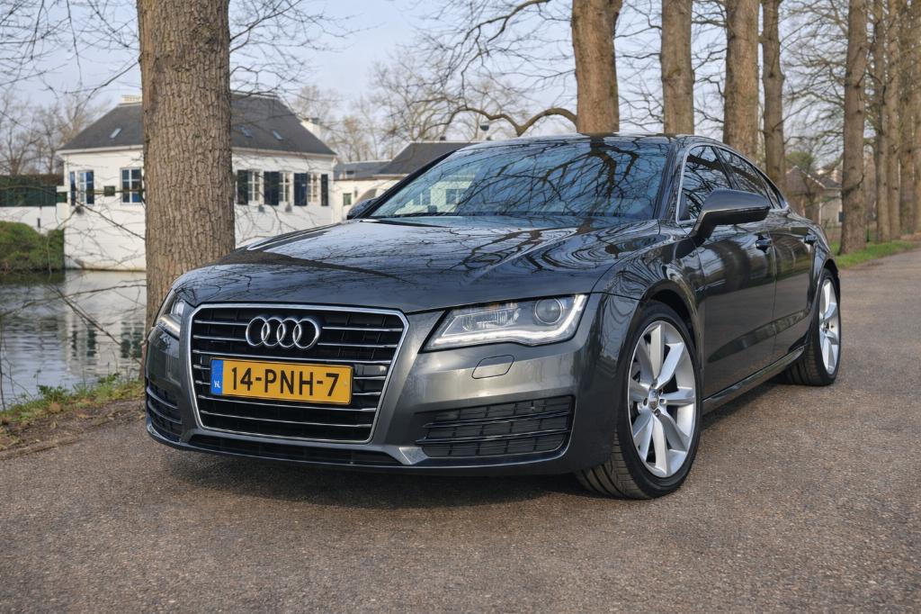 Audi A7 S-line Quattro AUT | Schuifdak | VOL! | Leder, Auto's, Euro 5, Zwart, 2773 cc, 4 stoelen