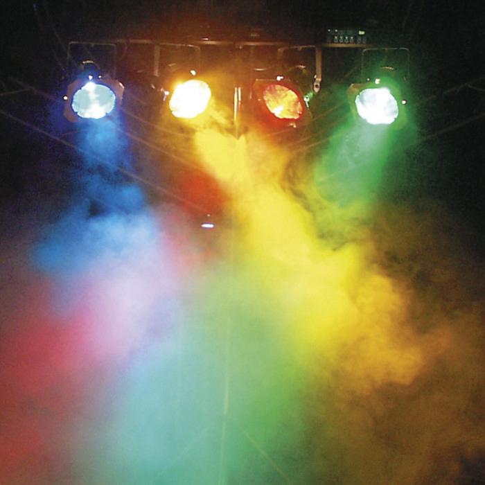 Showtec Sliding Showbar lichtset🔥 + Flightcase, Muziek en Instrumenten, Ophalen of Verzenden, Gebruikt, Licht, Kleur