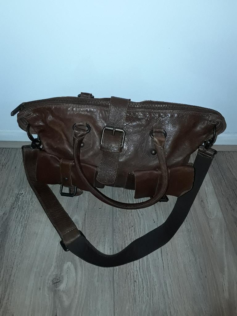 Legend Donkerbruine Schoudertas, Ophalen of Verzenden, Gebruikt, Bruin, Schoudertasje