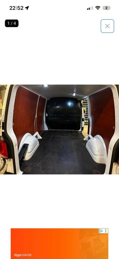 Laadvloer Volkswagen Transporter T6 (past ook in T5), Ophalen, Gebruikt, Achterklep, Volkswagen