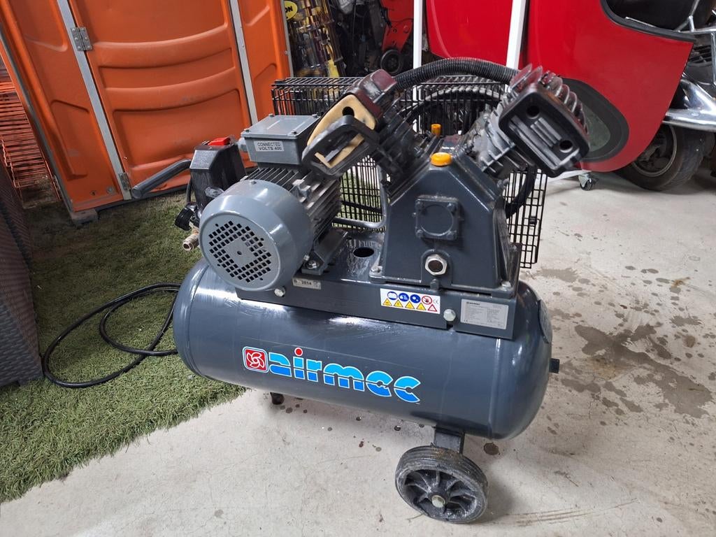 Airmec KP050400P 380V Compressor - Gebruikt, Goede Staat, Doe-het-zelf en Verbouw, Compressors, 100 liter of meer, Ophalen, Gebruikt