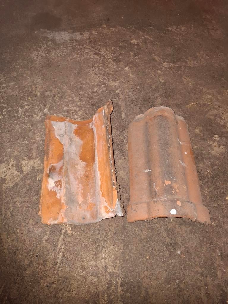 10 Gebruikte Nokpannen - Dakrenovatie of Reparatie, Ophalen, Gebruikt, Steen of Klei, Minder dan 5 m²