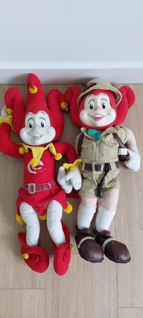 Twee Pardoes poppen van de Efteling, Ophalen of Verzenden, Gebruikt, Beeldje of Poppetje