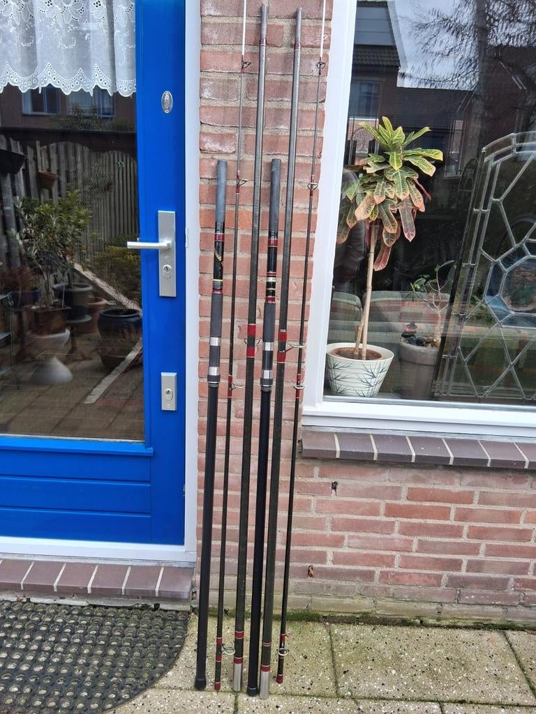 2 x Strandhengels Sportex Carbon- Kevlar, Ophalen