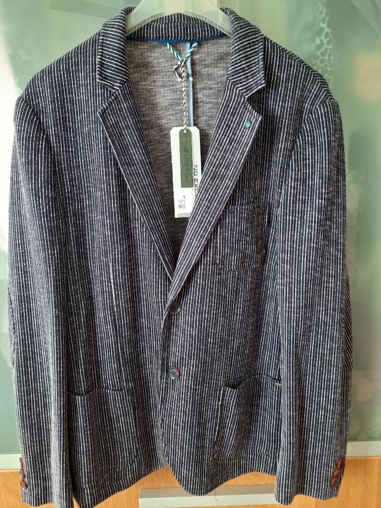 NIEUWE No Excess stretch colbert blazer maat 54 € 159,95, Maat 52/54 (L), Blauw, Nieuw, Ophalen of Verzenden